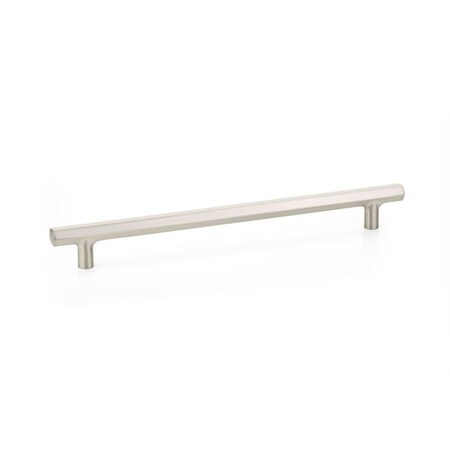 Emtek Mod Hex Cabinet Pull with 10 in Center to Center Satin Nickel Finish 86680US15